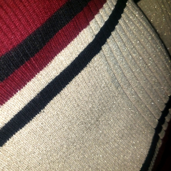 OFF THE SHOULDER SWEATER DRESS - Picture 8 of 8